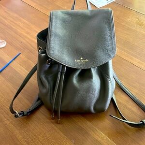 Leather Kate spade backpack